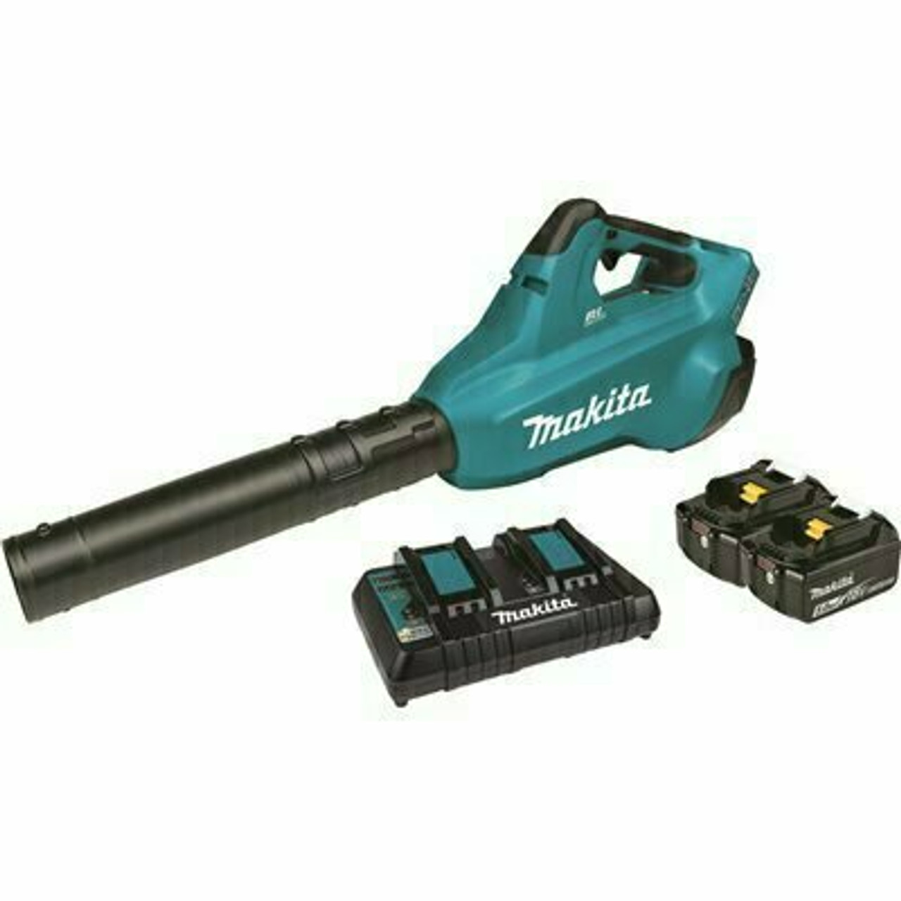 Makita 120 Mph 473 Cfm 18-Volt X2 (36-Volt) Lxt Lithium-Ion Brushless Cordless Blower Kit With 2 Batteries 5.0Ah And Charger