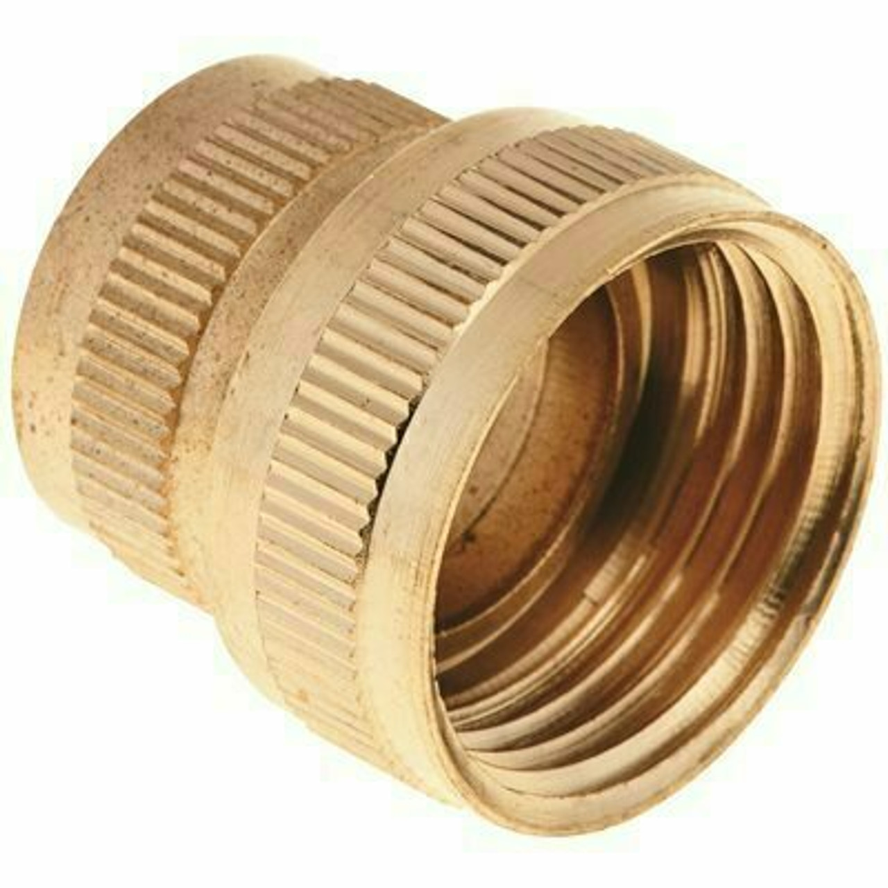 Brass Hose Adapter, Swivel, 3/4 In. Fht X 3/4 In. Fht