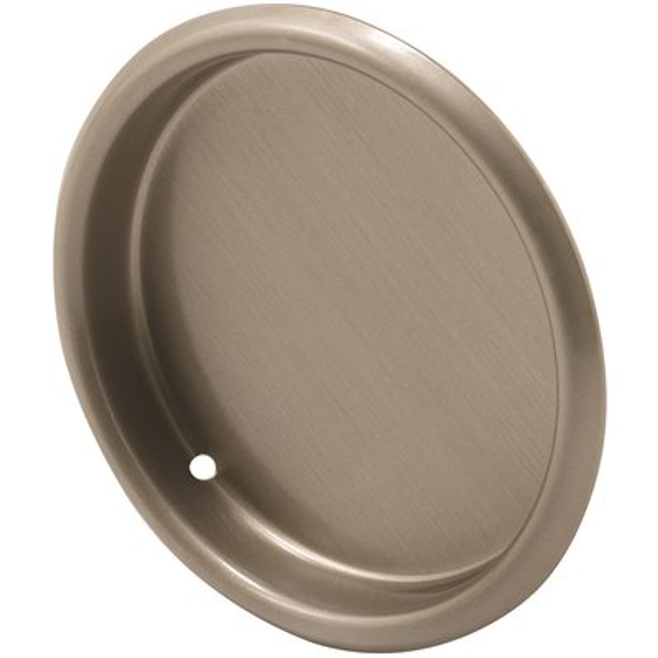 Prime-Line 5/16 In. Depth X 2-1/8 In. O.D. Stamped Steel, Satin Nickel Finish Mortise Closet Door Pull (5-Pack)