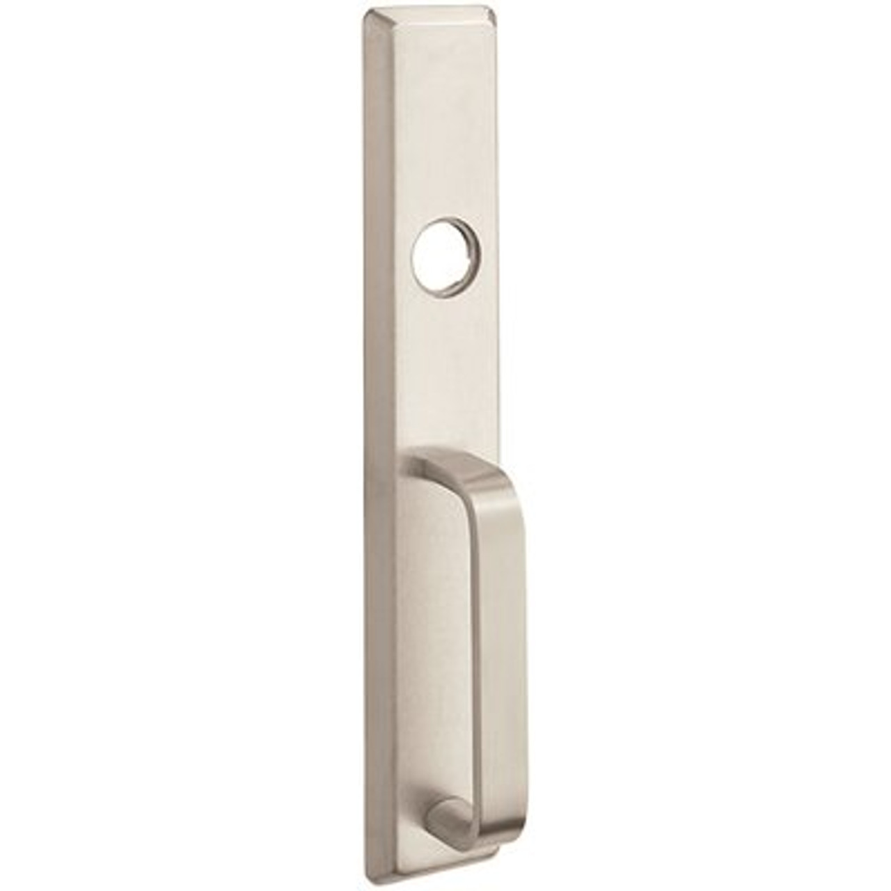 Yale 630F Series Exit Trim, 632 Pull For Use With 2100 Series Exit Device, Night Latch, Stainless Steel, Less Cylinder