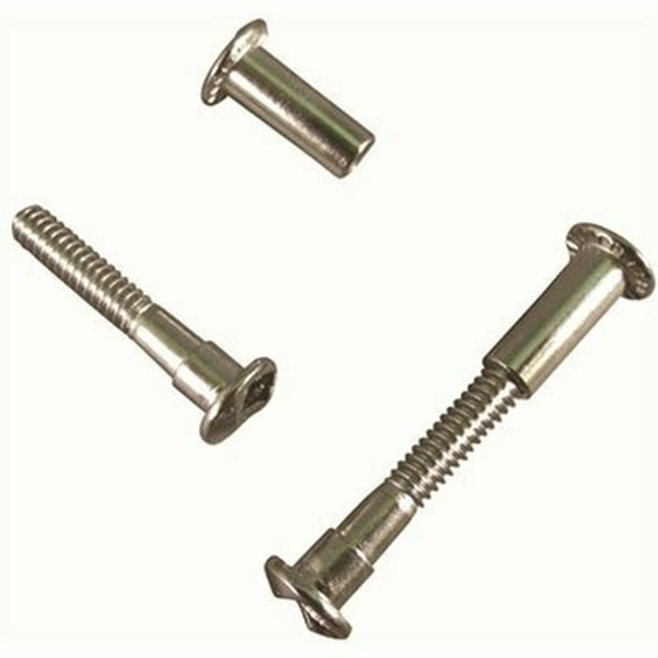 Strybuc Industries 1-1/4 In. X 10/24 Thread 1-Way Screw Bolt With Barrel Nut