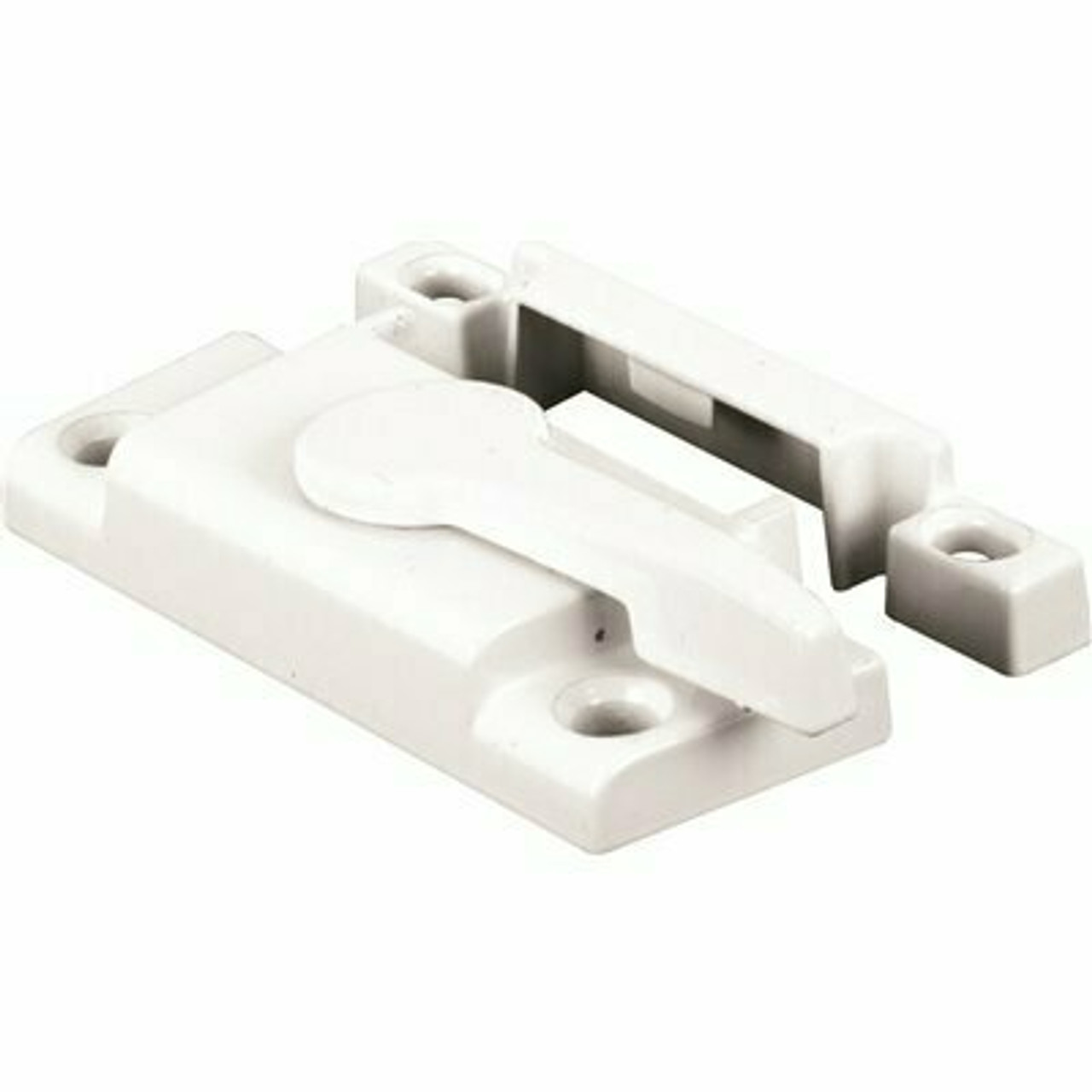 Prime-Line Products White Diecast Window Sash Lock With Cam Action And Alignment Lugs