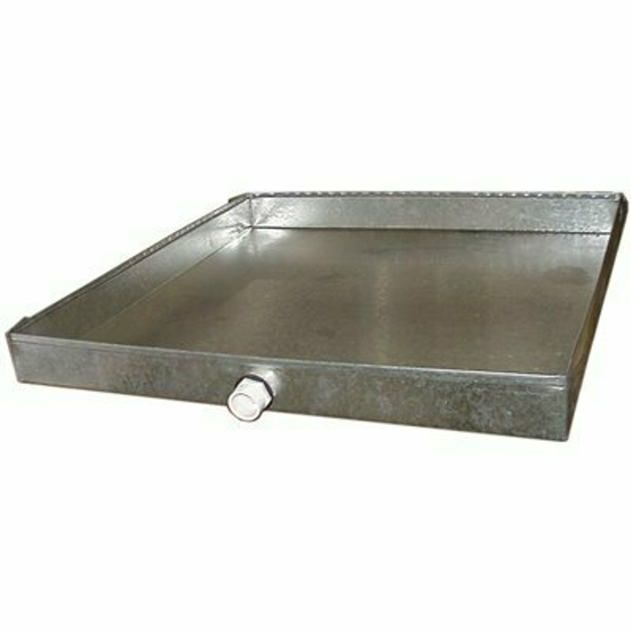 Master Flow 18 In. X 30 In. 26-Gauge Drain Pan With Pvc Connector