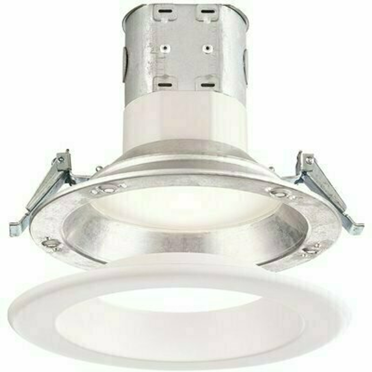 EnviroLite Easy-Up 6 in. 3500K White Remodel Magnetic Recessed Integrated LED Kit