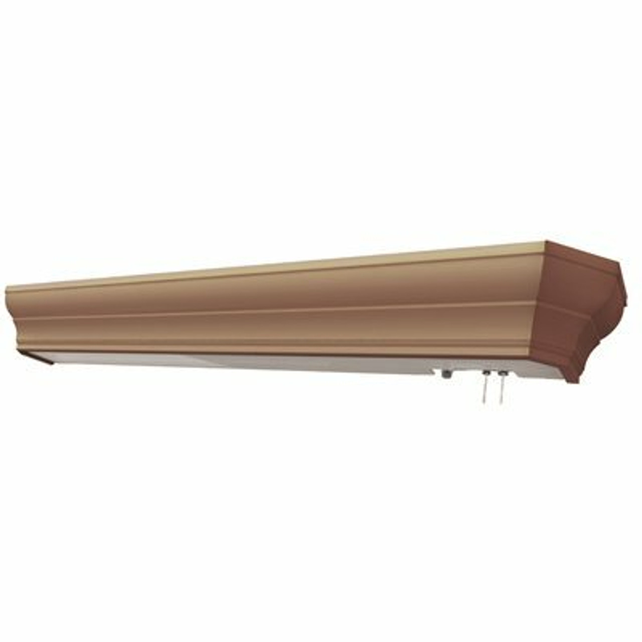 Afx Hinsdale 55 In. 46-Watt Integrated Led Taupe Overbed Fixture