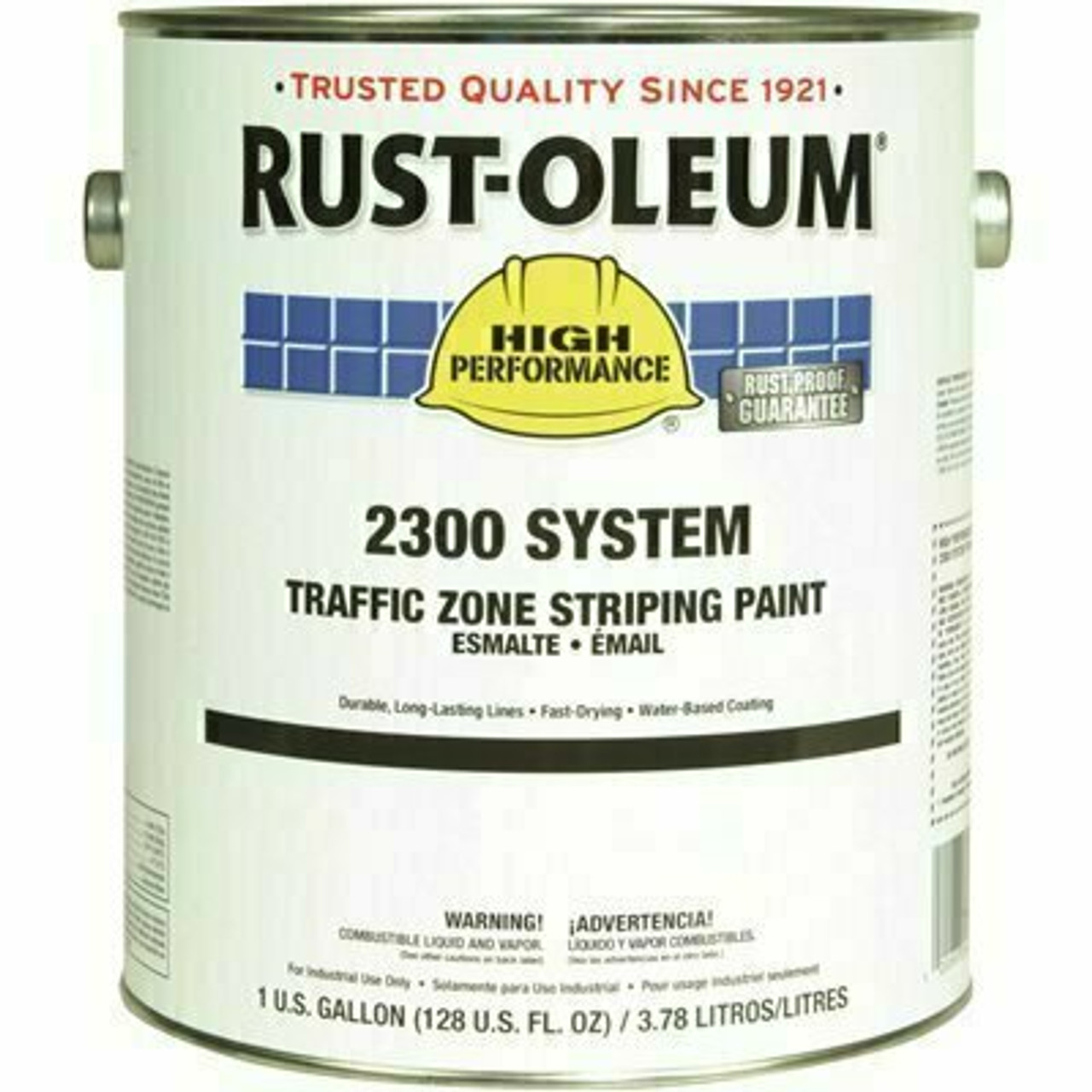 Rust-Oleum 1 Gal. Semi-Gloss Yellow Traffic Striping Paint