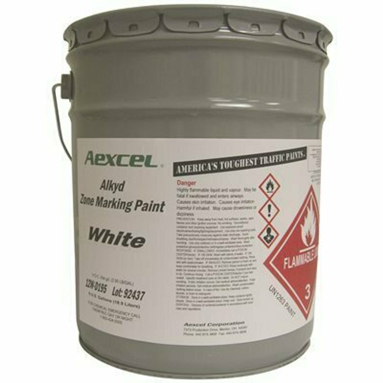 Aexcel 12W-D195 White Alkyd 5 Gal