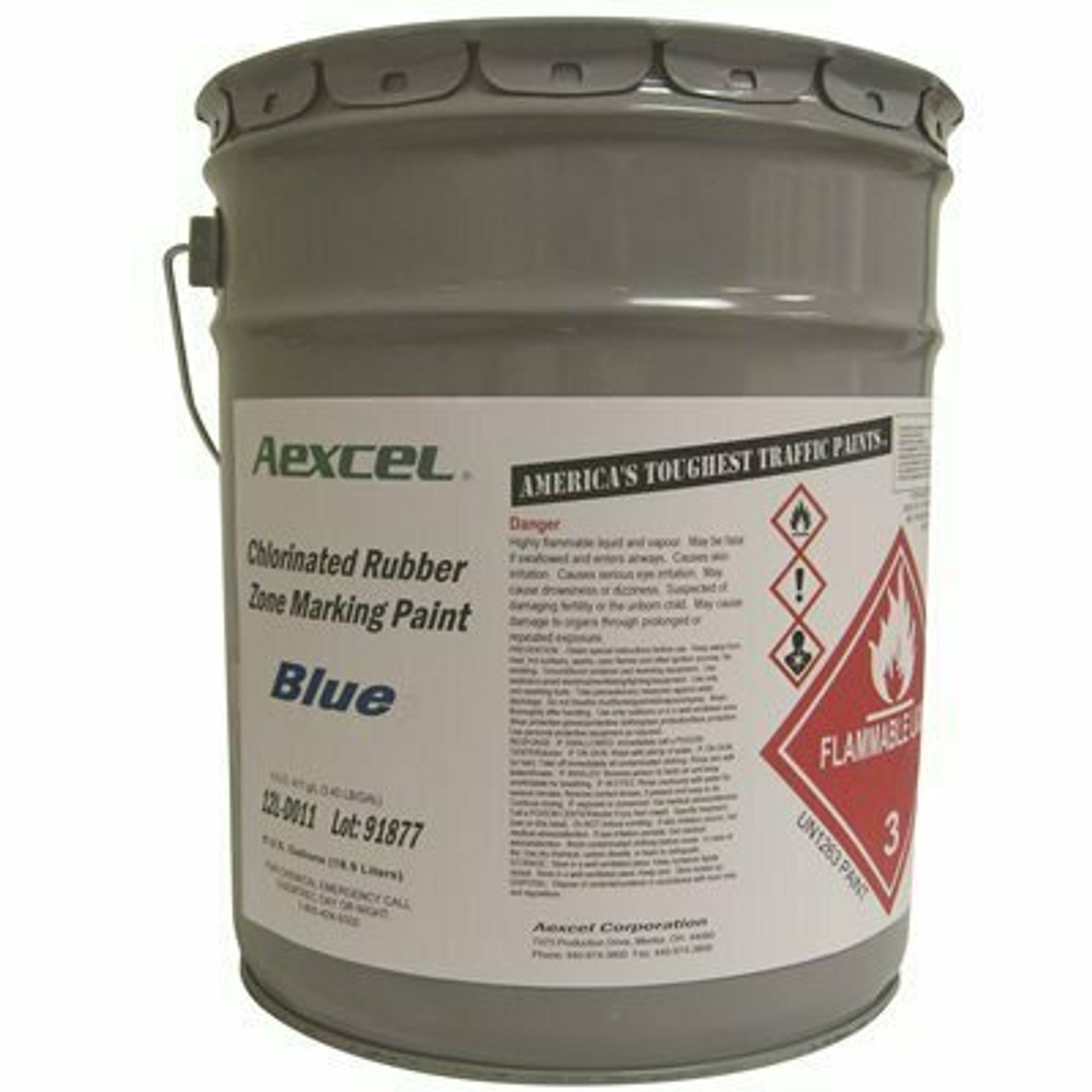 Aexcel Blue Cr Zone Mark Paint 5Gal