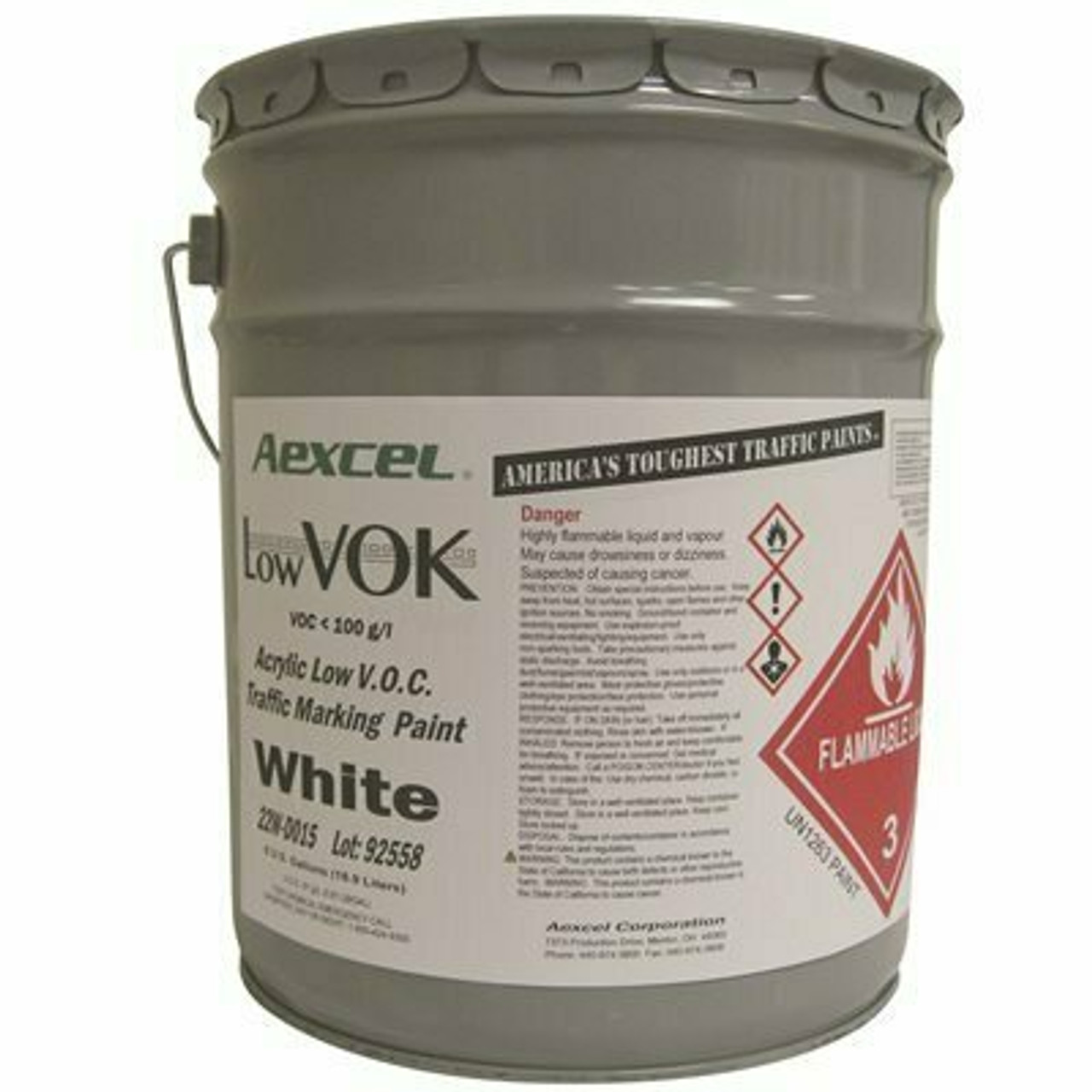 Aexcel 22W-D015 White Low Voc 5Gal