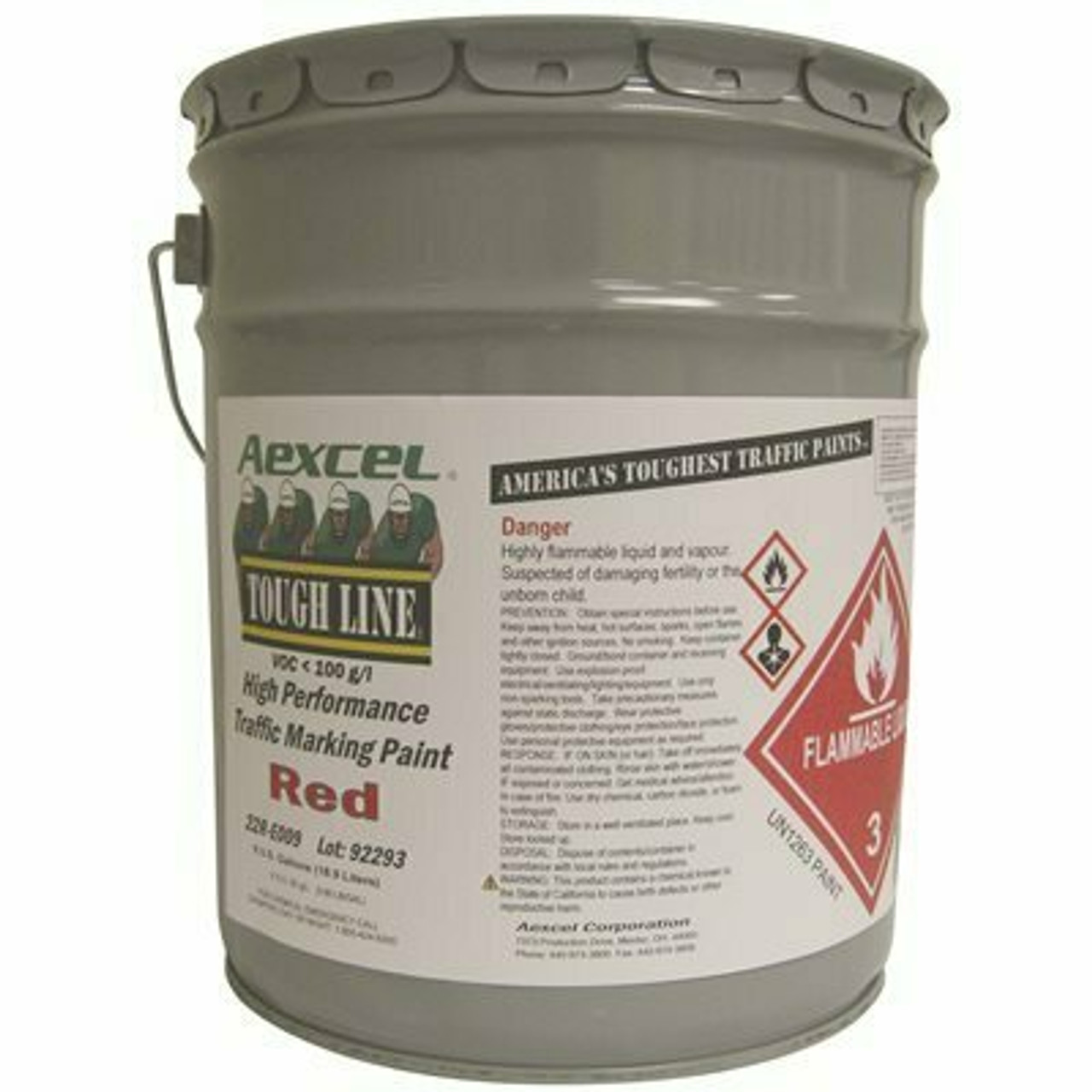 Aexcel 22R-E007 Red Toughline 5Gal