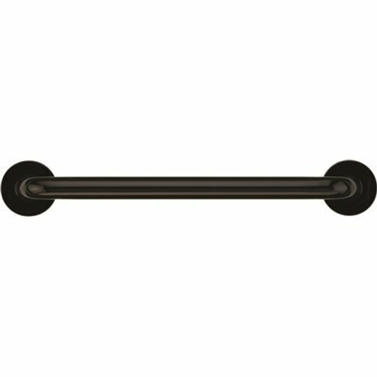 Ponte Giulio Usa 12 In. Contractor Antimicrobial Vinyl Coated Grab Bar In Black