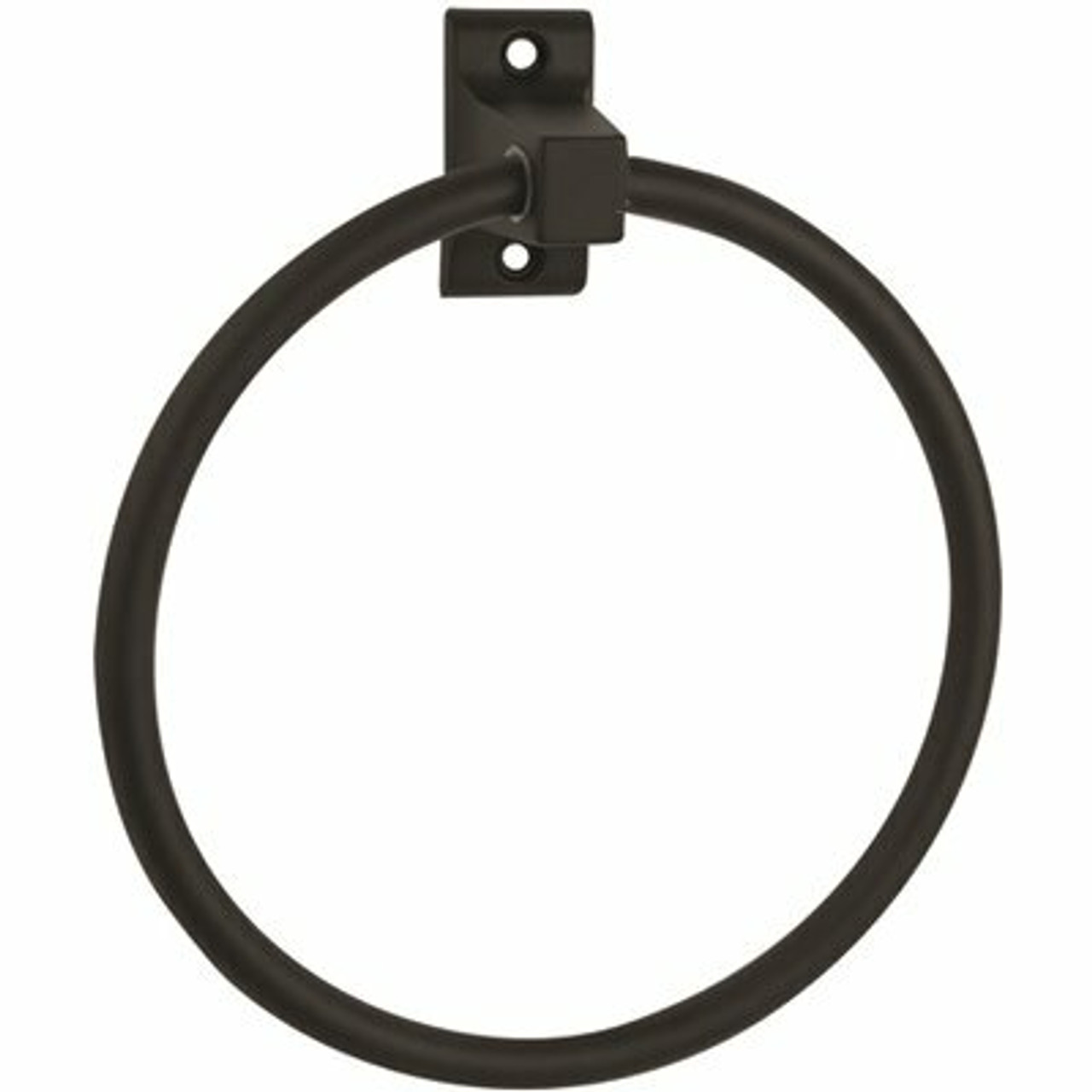 Design House Millbridge Classic Wall Mounted Towel Ring In Matte Black