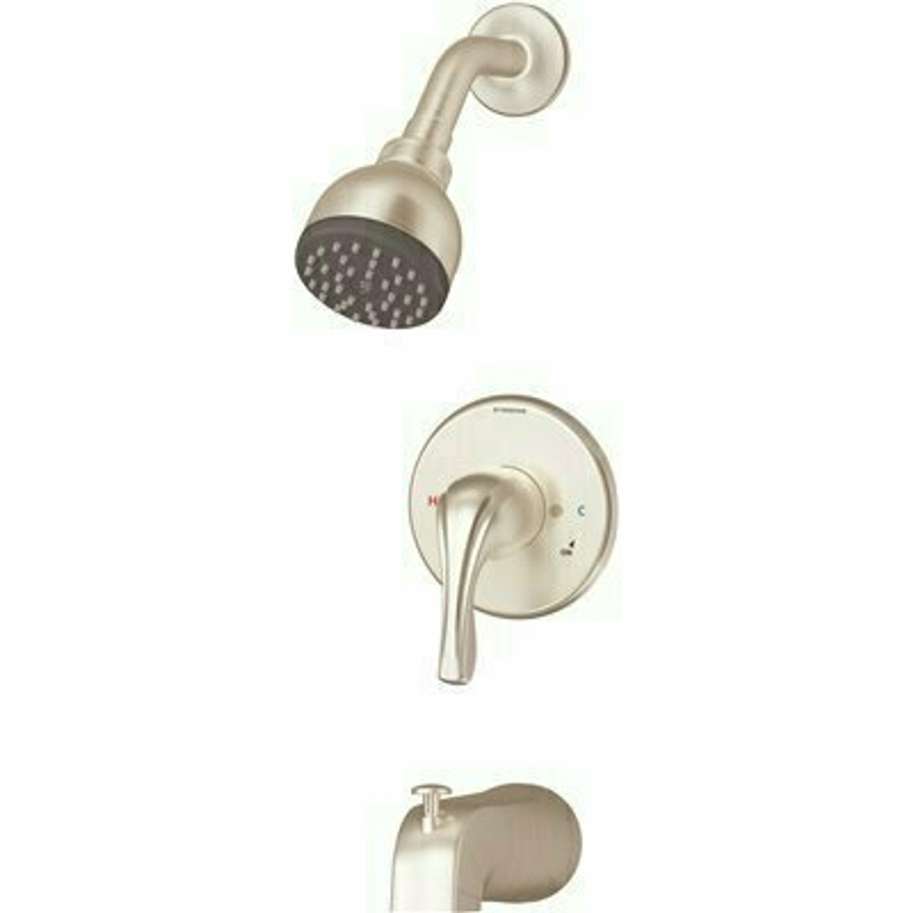 Symmons Origins Temptrol 1-Handle Tub And Shower Faucet Trim Kit In Satin Nickel (Valve Not Included)