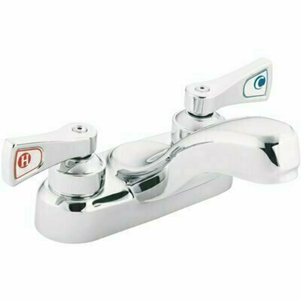 Moen M-Dura 4 In. Centerset 2-Handle Bathroom Faucet In Chrome