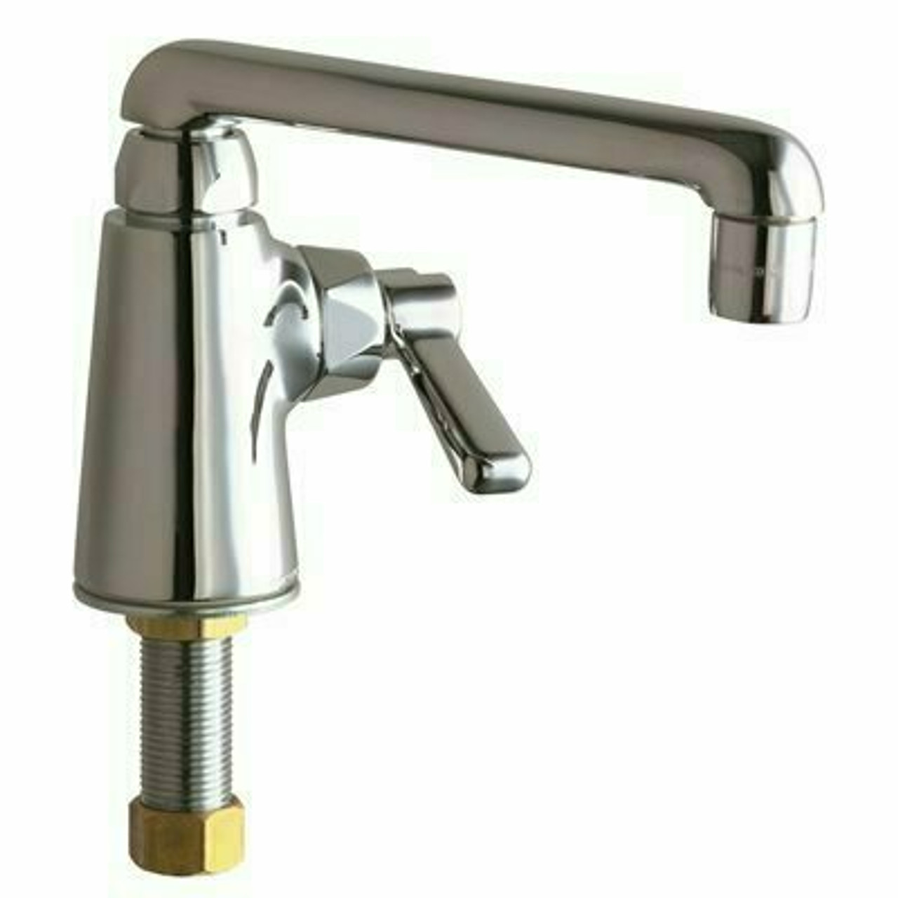 Chicago Faucets 1-Handle Kitchen Faucet In Chrome With 6 In. S Type Swing Spout