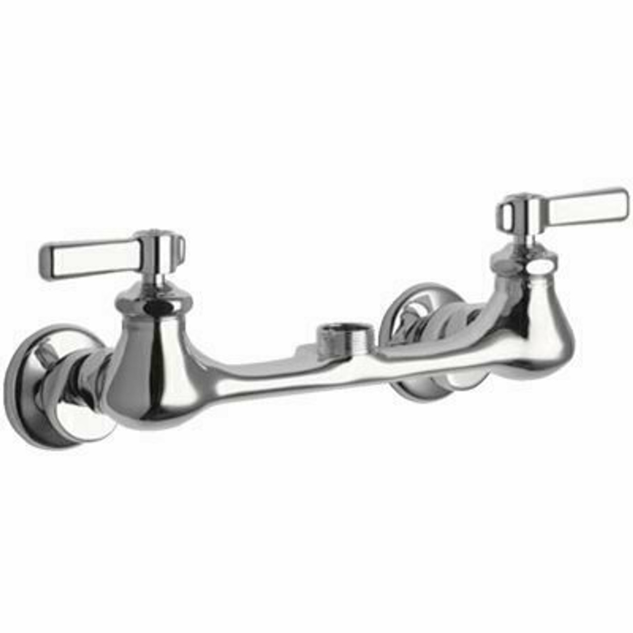 Chicago Faucets 2-Handle Kitchen Faucet In Chrome Without Spout