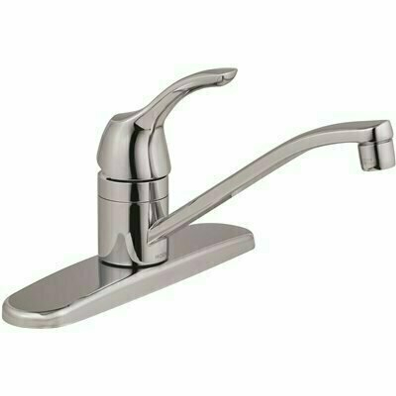 Moen Adler Single-Handle Low Arc Standard Kitchen Faucet In Chrome - 202998672