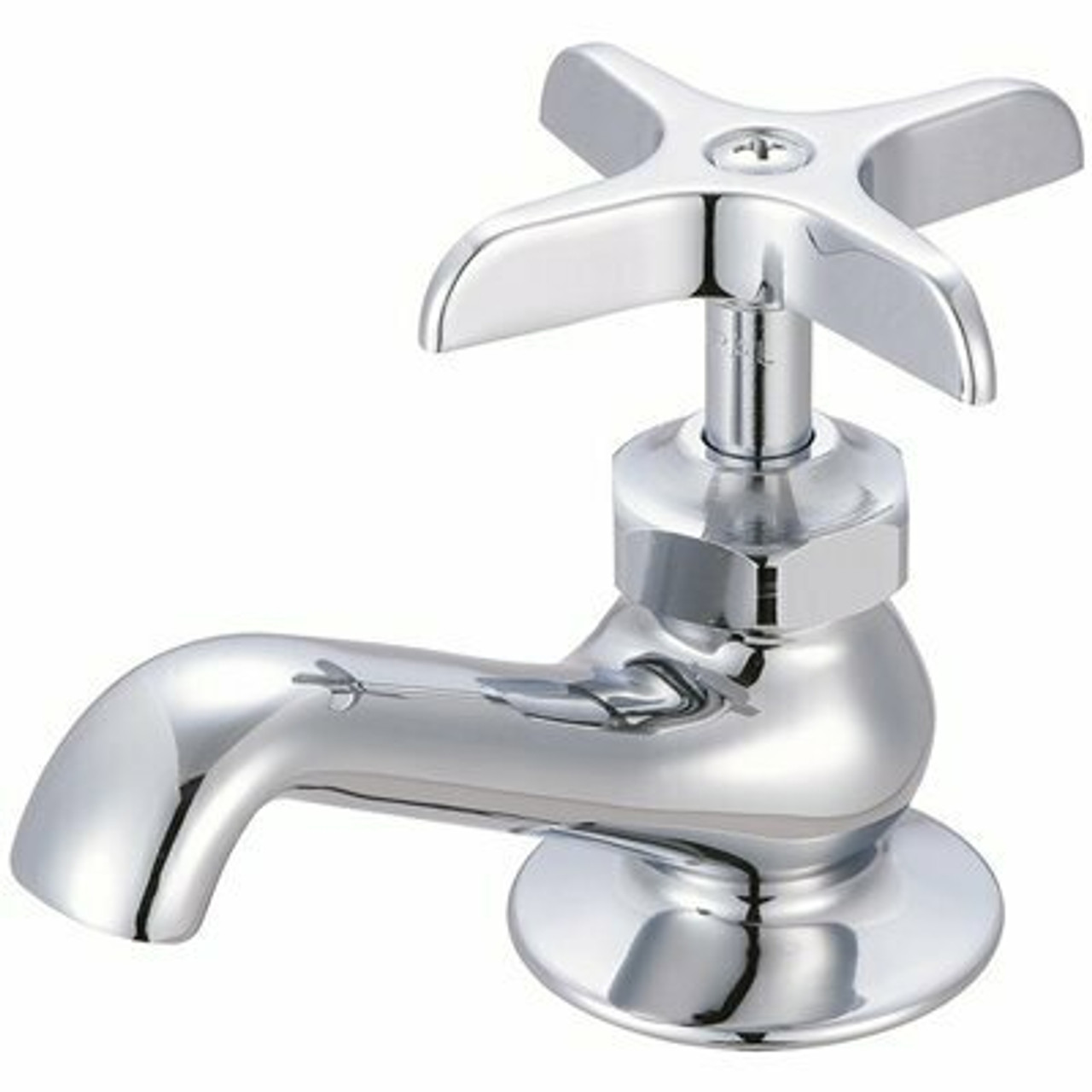 Central Brass Single-Handle Basin Faucet In Polished Chrome