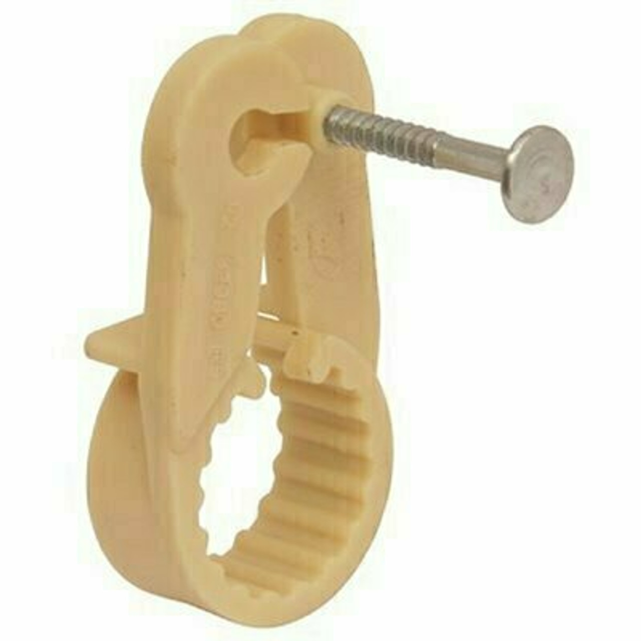 Ips Corporation Water-Tite 82980 Single-Shot Plastic Insulating Suspension Clamp With Preloaded Nail, 1/2-Inch Cts, 50 Pack