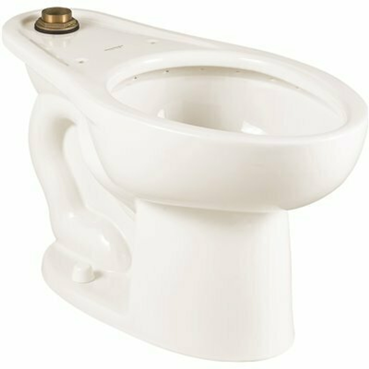 American Standard Madera Top Spud Elongated Toilet Bowl Only In White