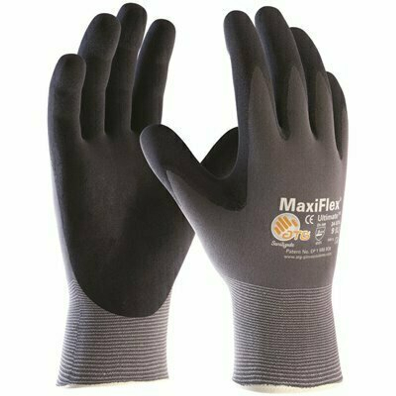 Unisex Xx-Large Seamless Knit Nylon/Lycra Glove With Nitrile Coated Micro-Foam Grip (1 Dozen Pairs)