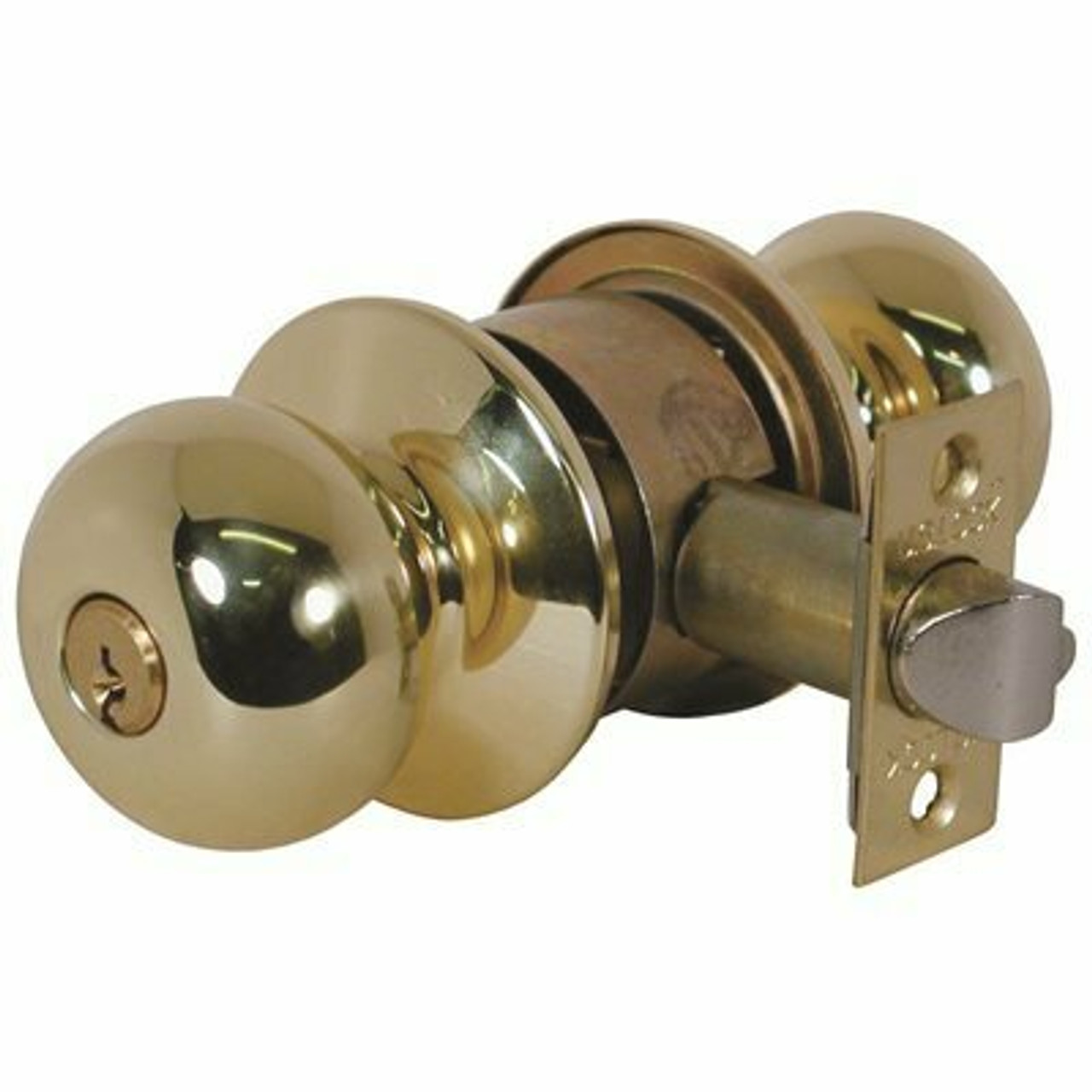 Us Lock Us Lock 2030 Series Entry Lockset 2-3/8" Bs Ply Ar1 Brass