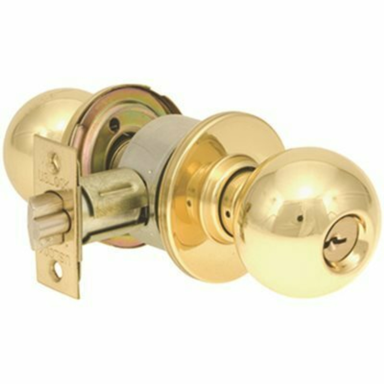 Us Lock Us Lock 2030 Series Entry Lockset 2-3/4" Bs Ball Ar1 Brass