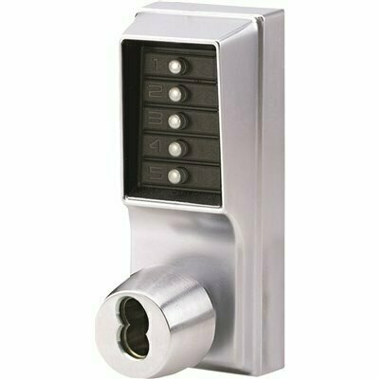 Kaba Simplex 1000 Series Grade 1 Satin Chrome Pushbutton Lockset Schlage Lfic Housing Less Core Standard Knob