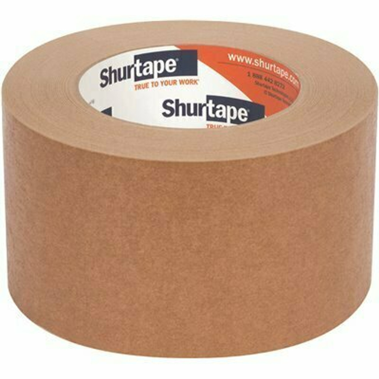 Shurtape Fp 97 6 Mils 72 Mm X 55 M (2.83 In. X 60 Yds.) Flatback Kraft Paper Tape (1-Case) (16-Rolls)
