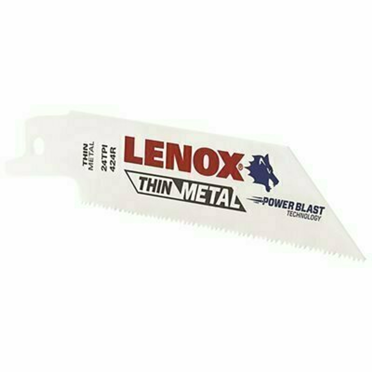 Lenox Lenox Metal Cutting Bi-Metal Reciprocating Saw Blade, 24 Tpi, 4 In.