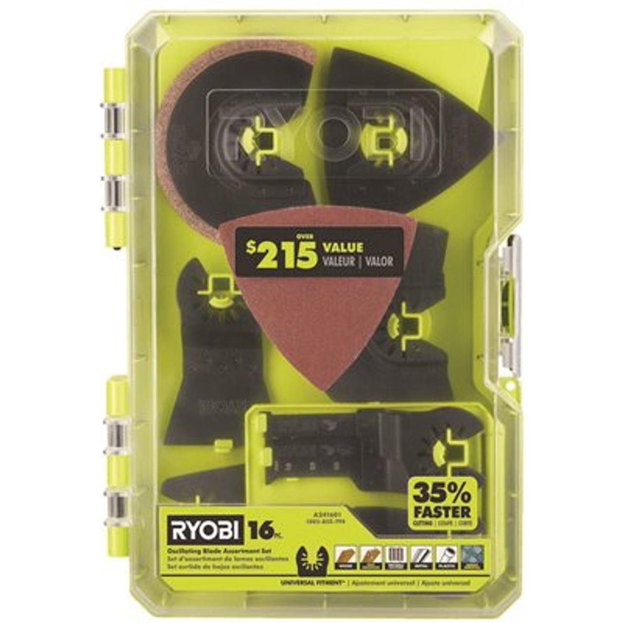 Ryobi 16-Piece Oscillating Multi-Tool Blade Accessory Set