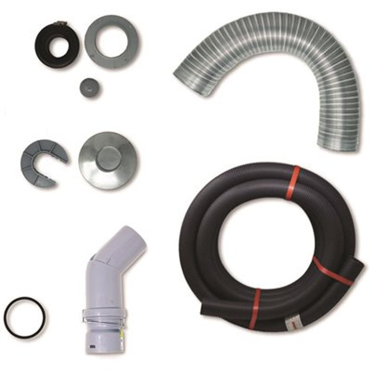 NORITZ 2 in. Polypropylene 35 ft. Flex Vent Kit for Select Residential Tankless Water Heaters