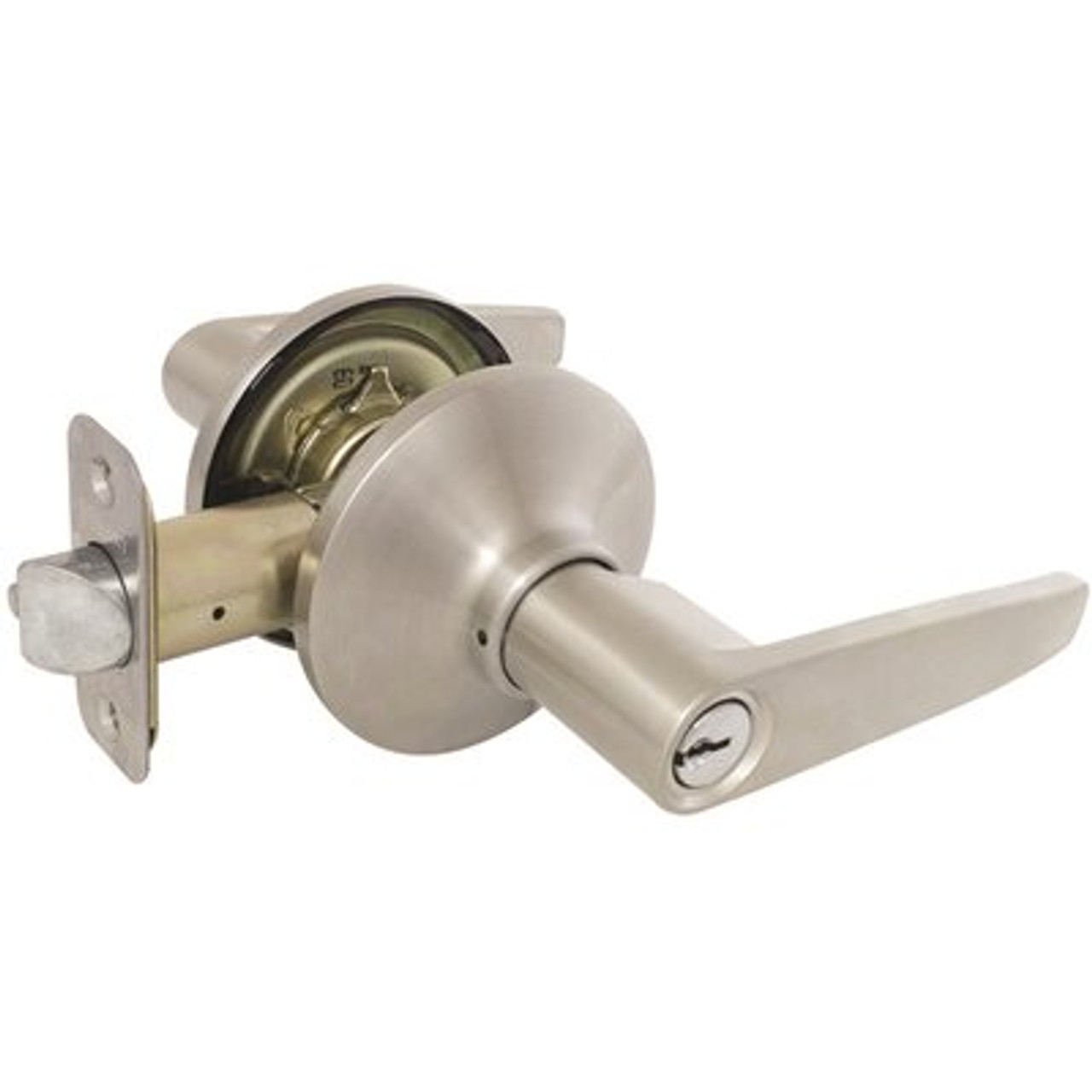 Defiant Olympic Stainless Steel Keyed Entry Door Lever With Kw1 Keyway Keyed Differently