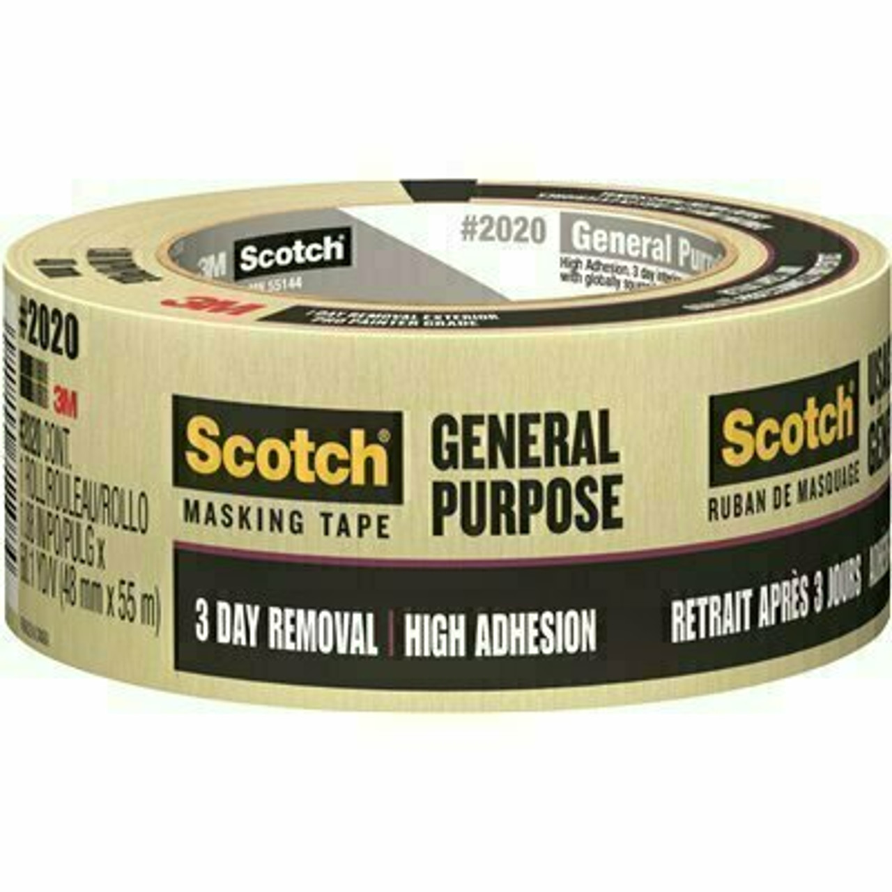 3M Scotch 1.88 In. X 60 Yds. Contractor Grade Masking Tape