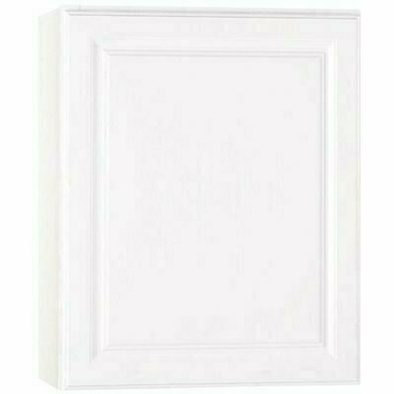 Hampton Bay Hampton Satin White Raised Panel Stock Assembled Wall Kitchen Cabinet (24 in. X 36 in. X 12 In.)