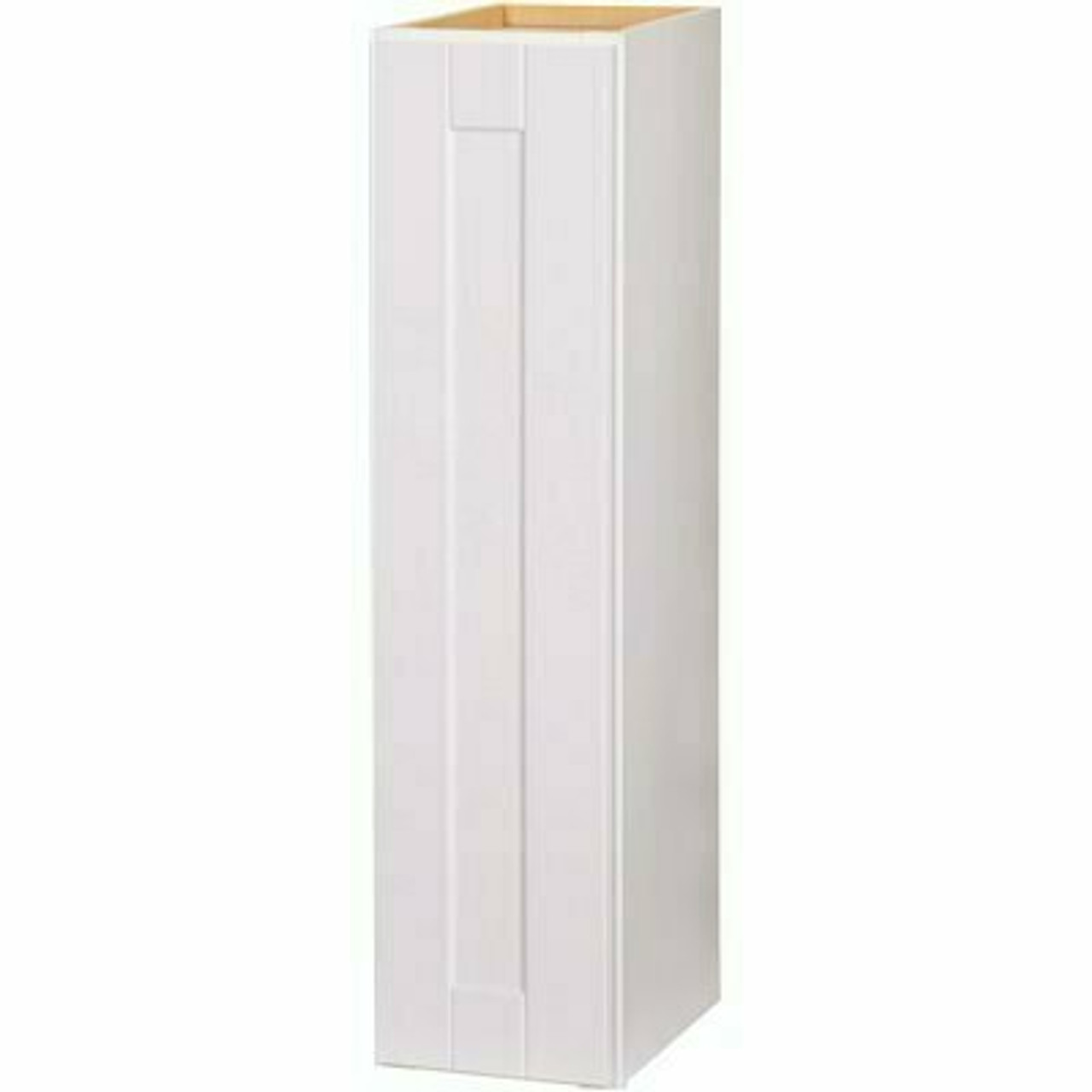 Hampton Bay Shaker Assembled 9X36X12 in. Wall Kitchen Cabinet In Satin White