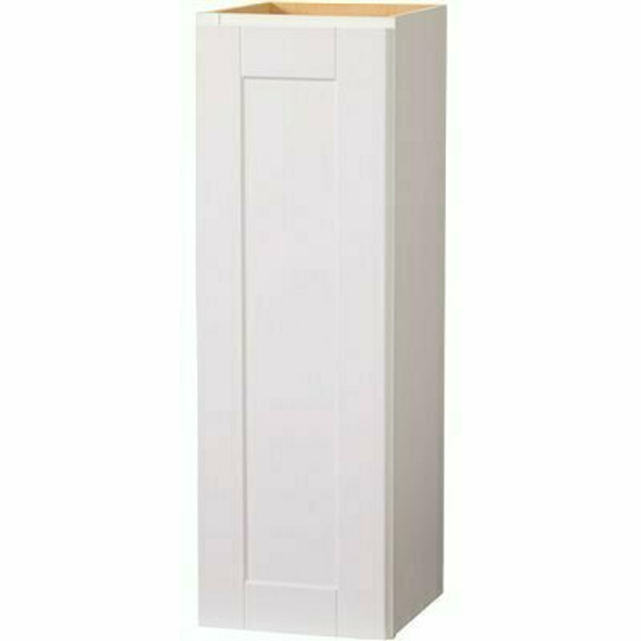 Hampton Bay Shaker Assembled 12X36X12 in. Wall Kitchen Cabinet In Satin White