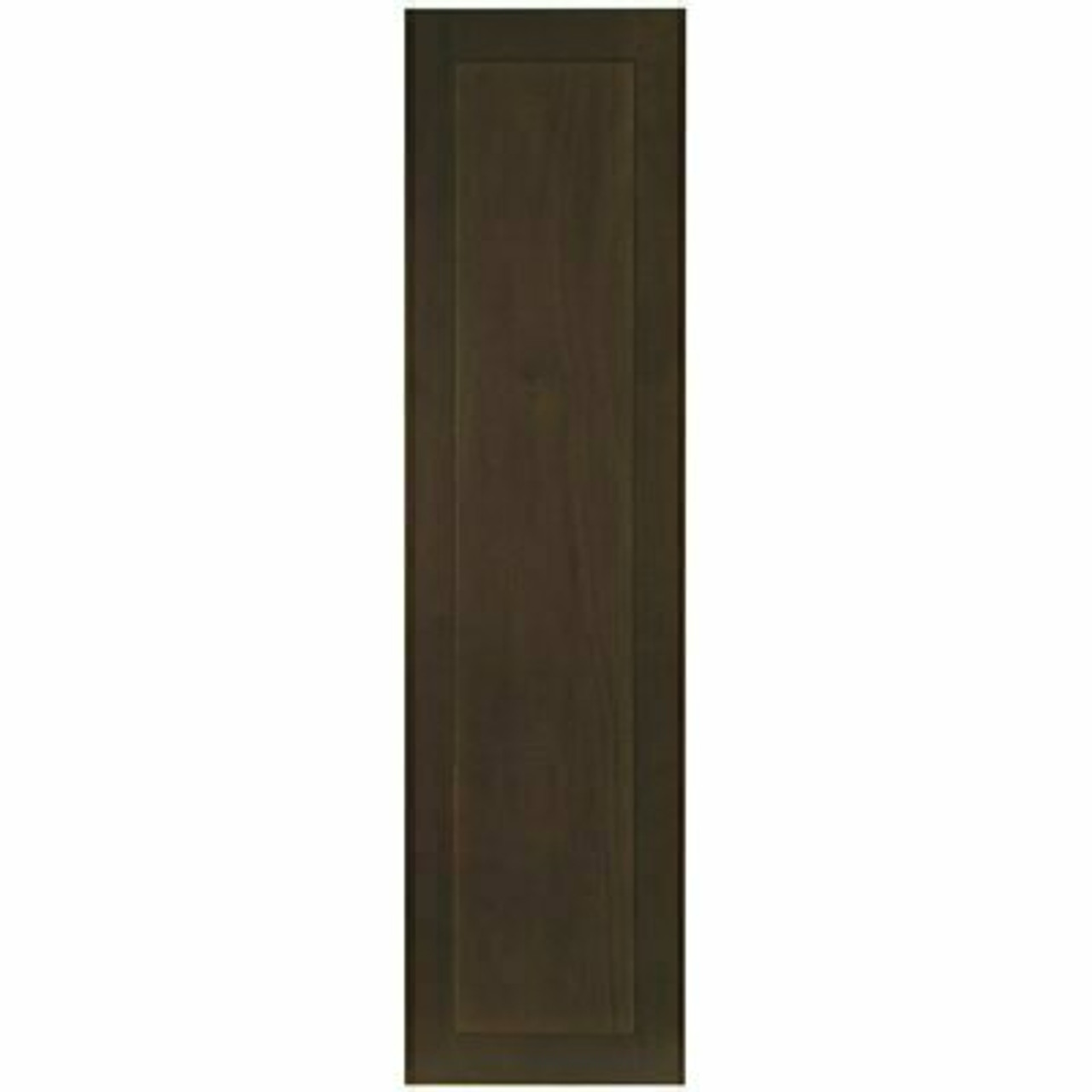 Hampton Bay 0.75X41.25X10.94 in. Shaker Wall Cabinet Decorative End Panel In Java