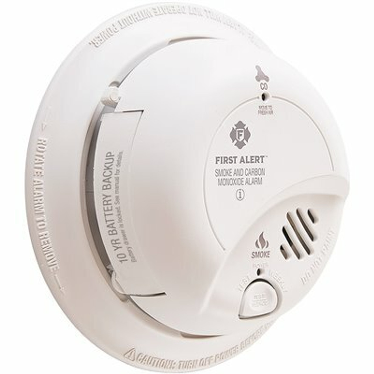 BRK Hardwired Smoke and Carbon Monoxide Combination Detector with 10-Year Lithium Battery Backup