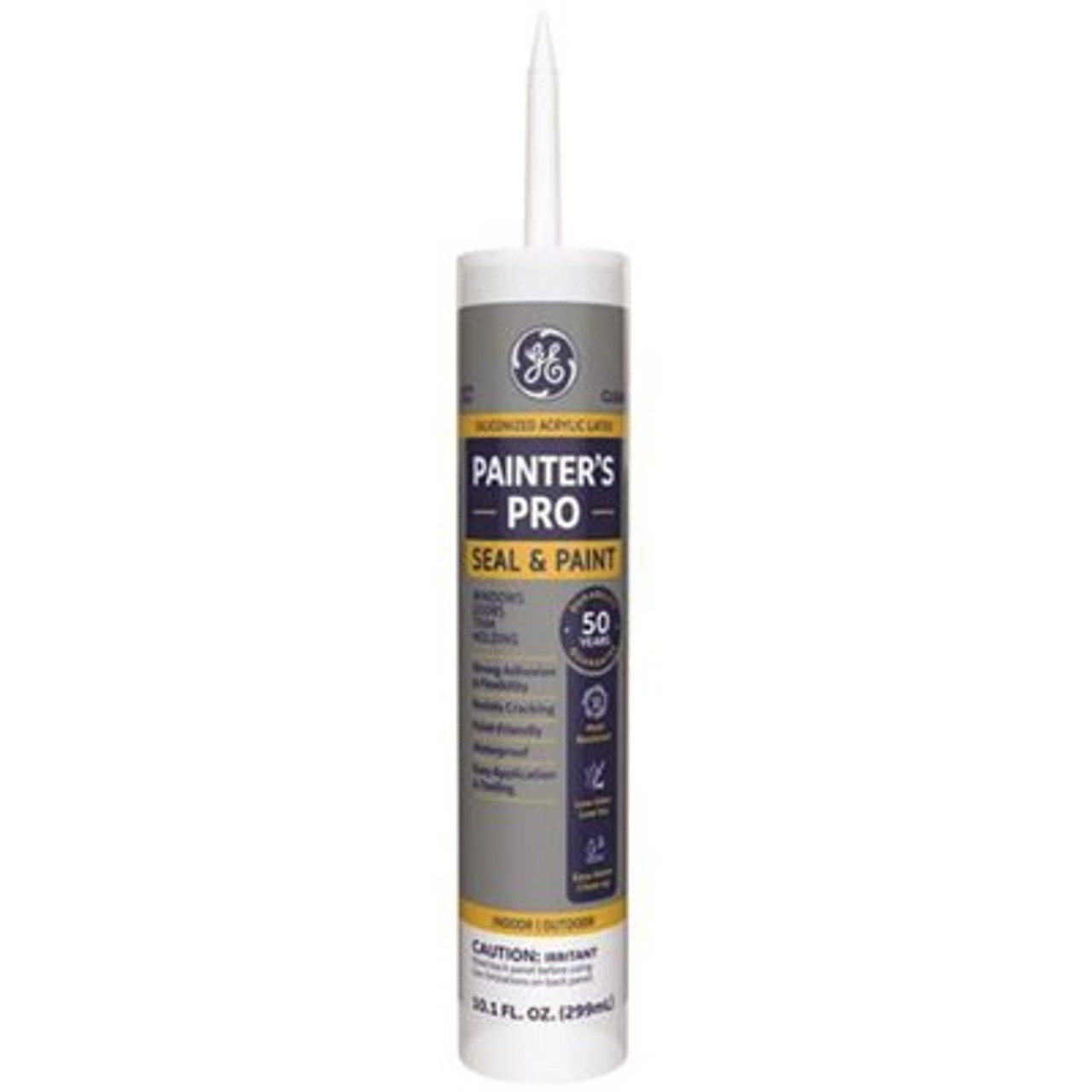 GE Painters Pro Seal and Paint 10 oz. Clear All-Purpose Acrylic Latex Sealant (12-Pack)