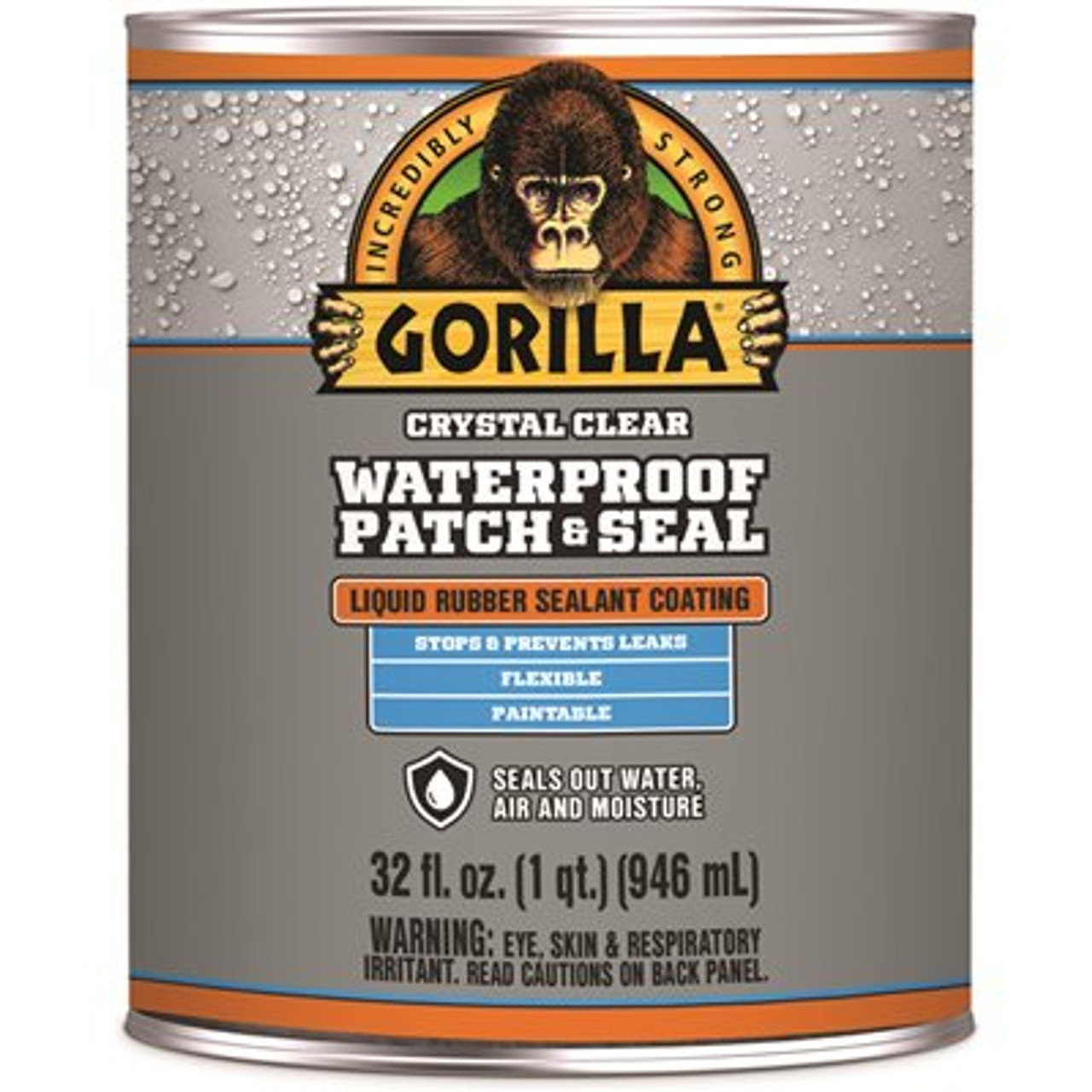 Gorilla 32 oz. Clear Waterproof Patch and Seal Liquid (Case of 6)