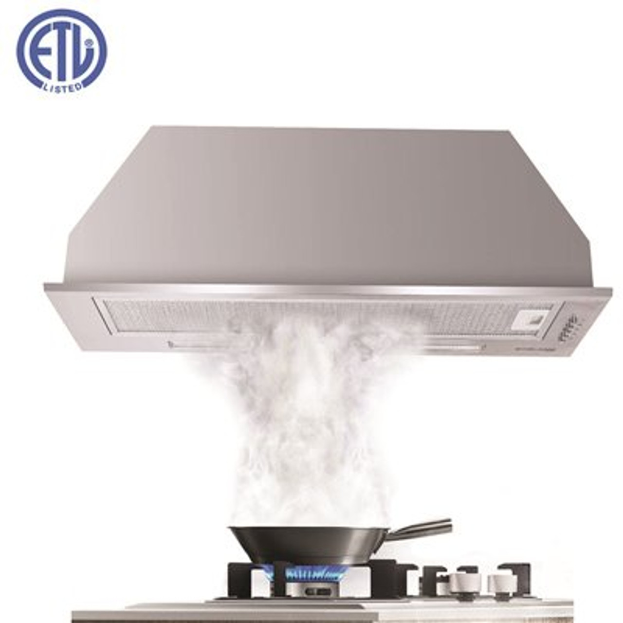 GASLAND Chef 30 in. Insert Range Hood in Stainless Steel with Aluminum Filters LED Lights Push Button Control, 450CFM