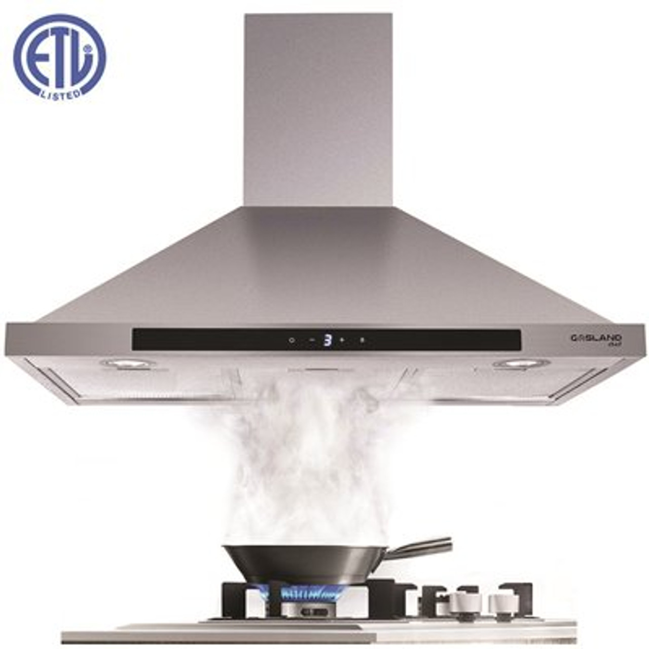 GASLAND Chef 36 in. Wall Mount Range Hood with Aluminum Filters LED Lights and Touch Control in Stainless Steel