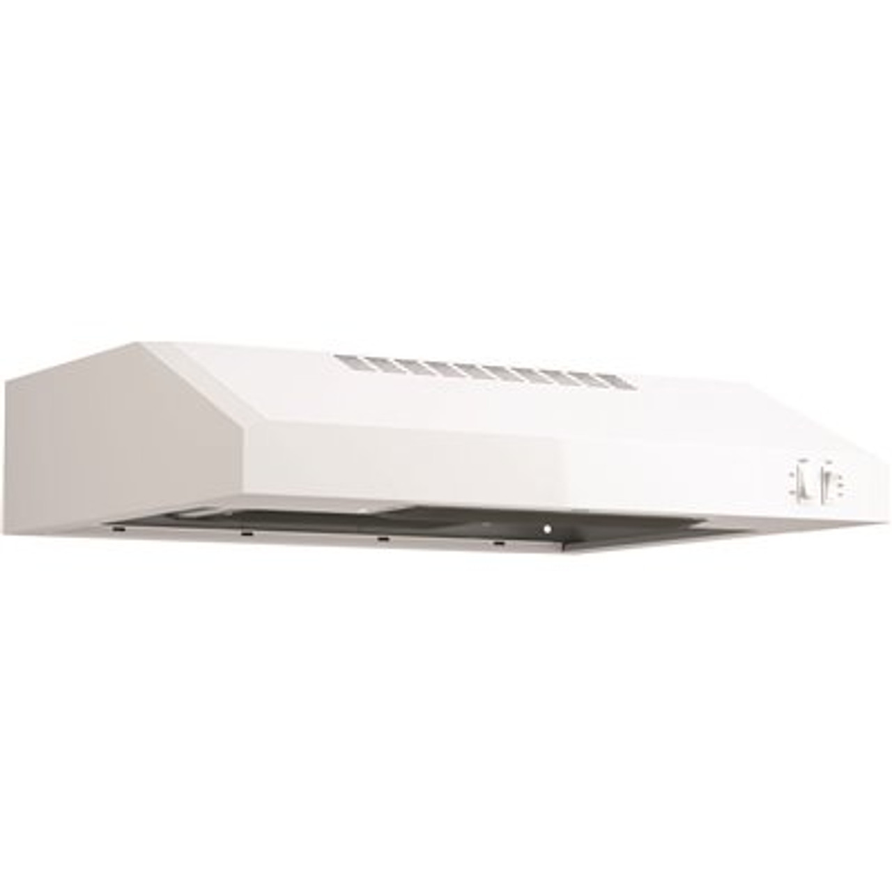 GE 24 in. Over the Range Convertible Under the Cabinet Range Hood in White
