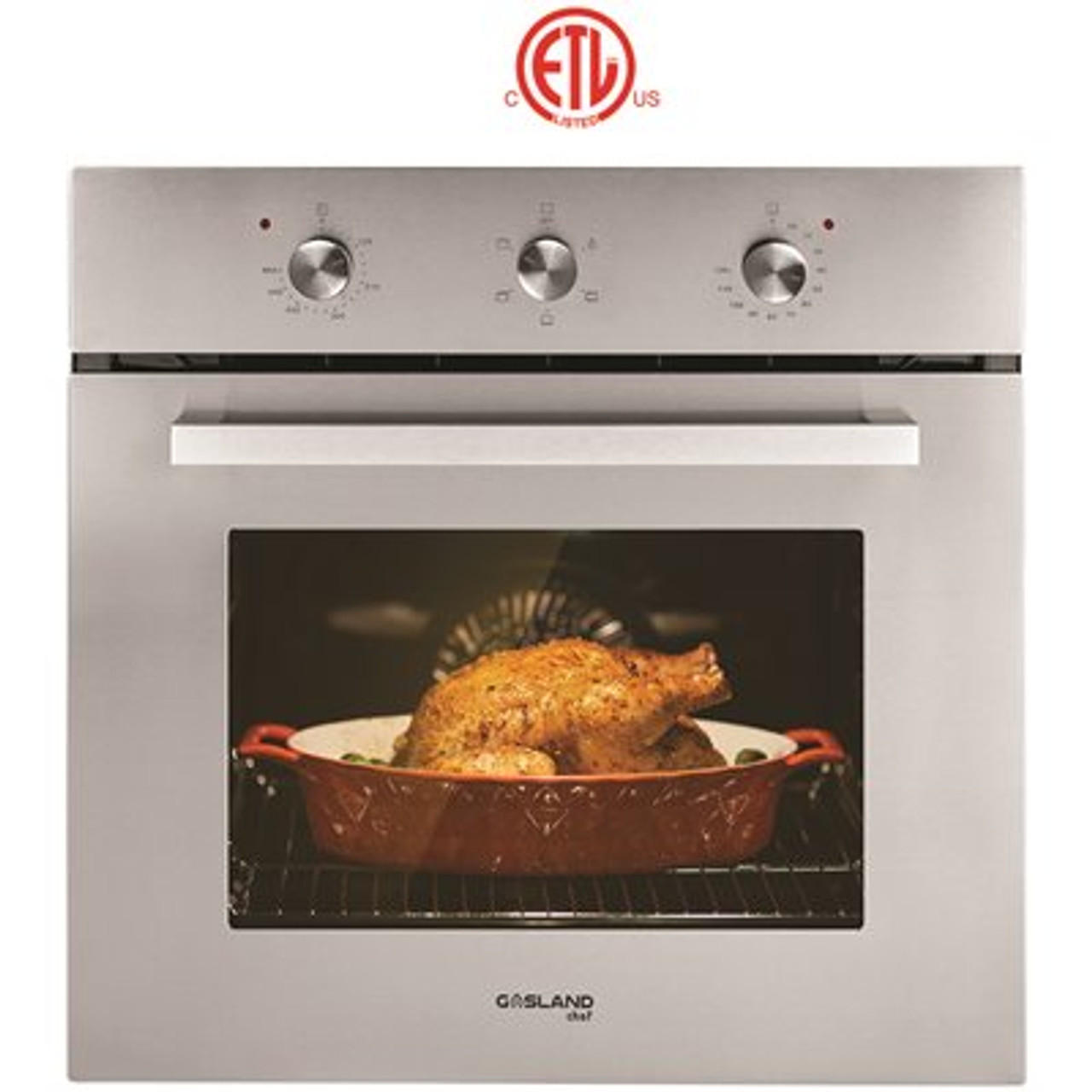 GASLAND Chef 24 in. Built-In Single Electric Wall Oven in Stainless Steel ETL certified