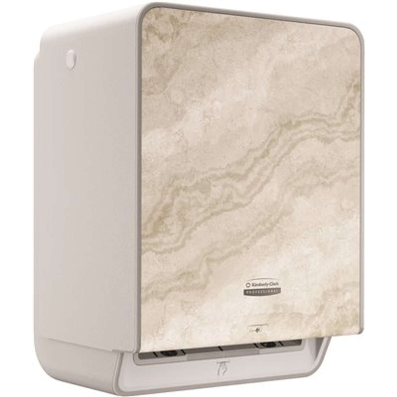 Automatic Roll Towel Dispenser (58740), Warm Marble Design Faceplate; 1 Dispenser and Faceplate / Case
