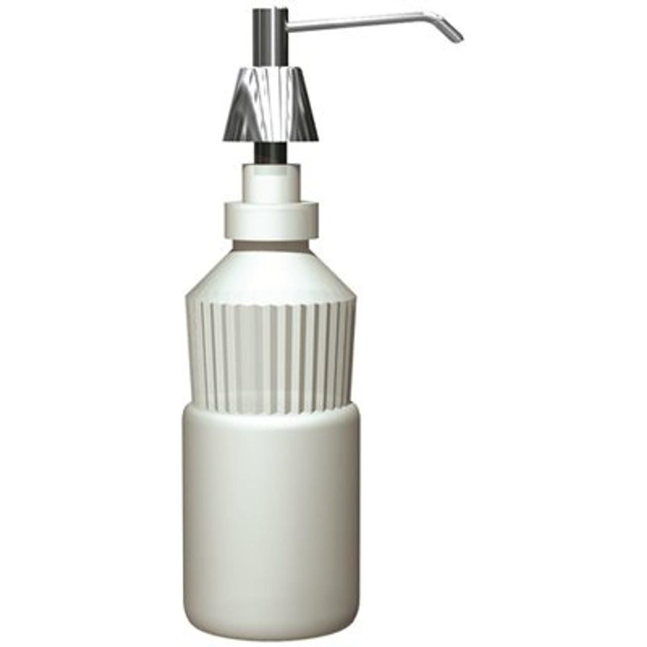 20 fl. oz. Counter Top Mounted Commercial Lavatory Basin Soap Dispenser in Chrome - 314963465