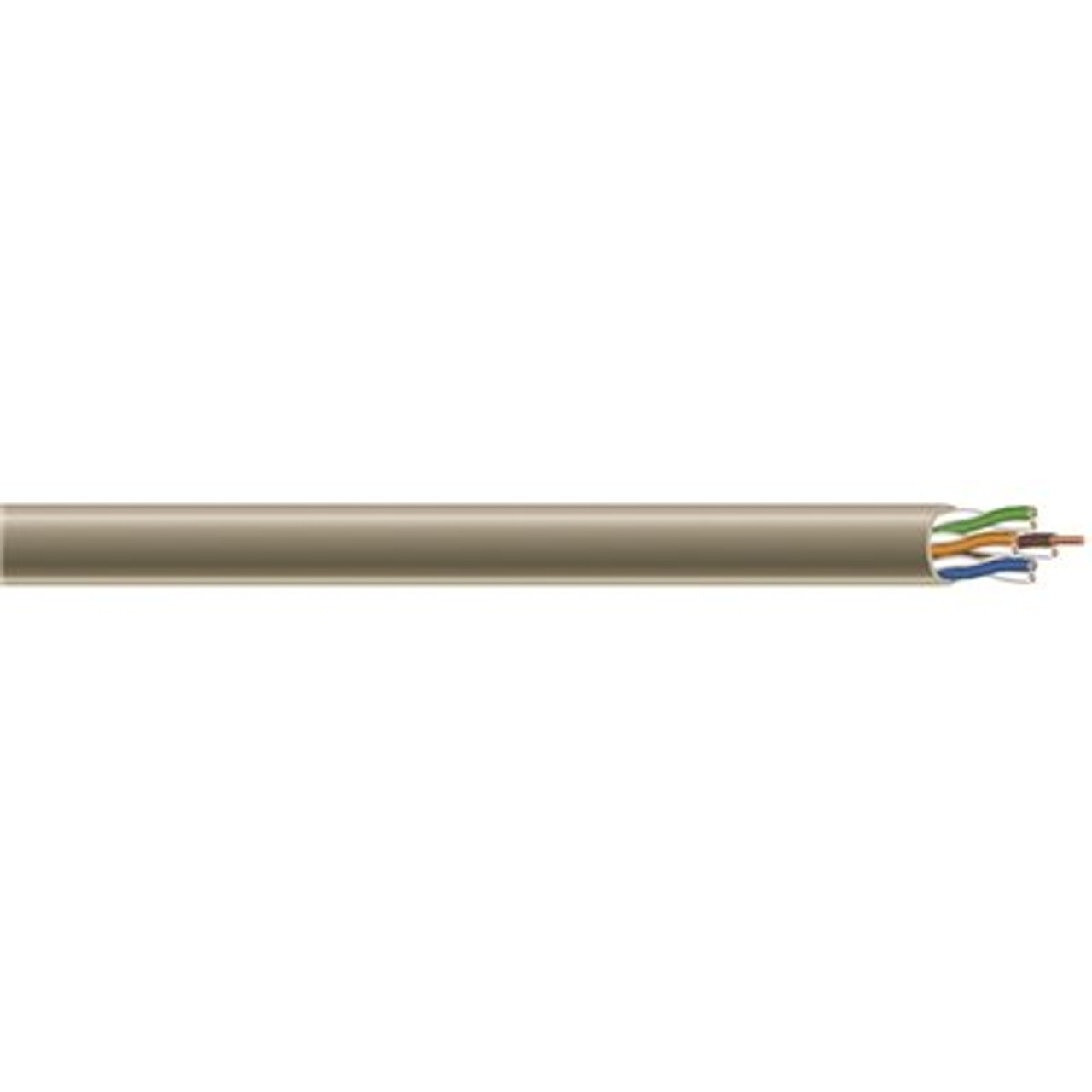 Southwire 1,000 ft. 24/4 Solid CU CAT5e CMR (Riser) Data Cable in Gray