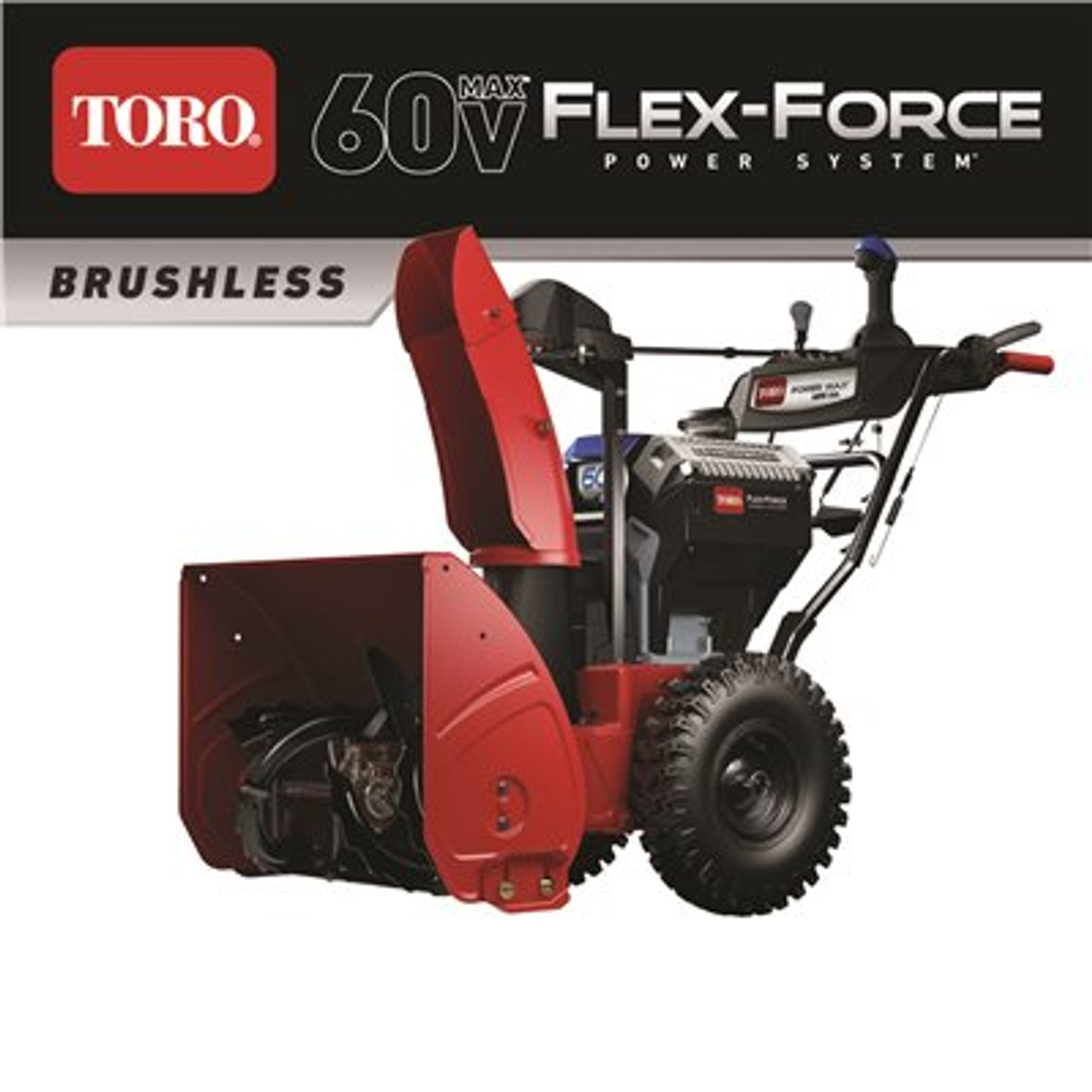 Toro 60-Volt Power Max E 26 in. Two-Stage Cordless Electric Snow Blower Triggerless Steering (Bare Tool)