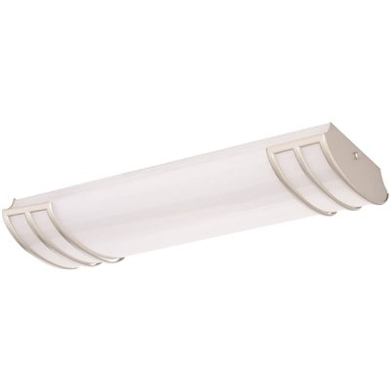 Lithonia Lighting FMLFUTL 2 ft. 26-Watt Brushed Nickel Integrated LED Linear Flush Mount